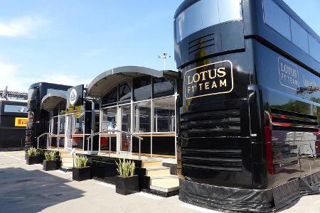 Formel 1 - GP Barcelona 2014 - Motorhomes - Lotus
