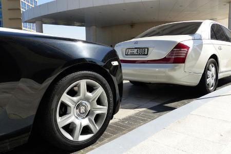 Rolls Royce Ghost & Maybach - F1 Abu Dhabi 2014 - Carspotting