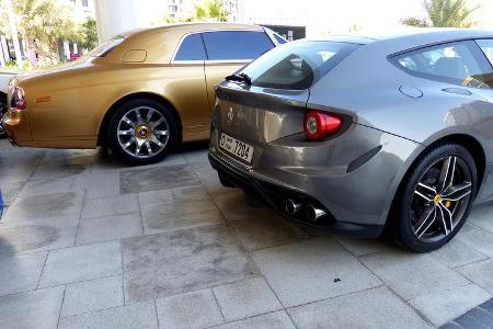 Rolls Royce Ghost & Ferrari FF - F1 Abu Dhabi 2014 - Carspotting