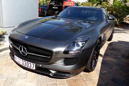 Mercedes SLS AMG GT - F1 Abu Dhabi 2014 - Carspotting