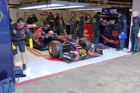 Carlos Sainz - Toro Rosso Formel 1-Test - Barcelona - 26. Februar 2015