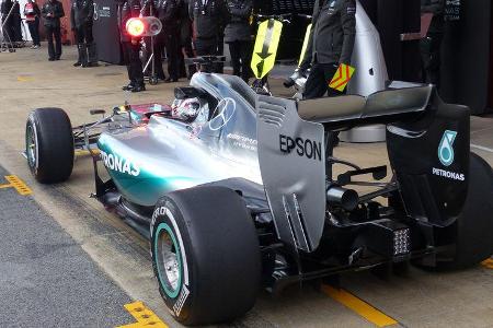 Lewis Hamilton - Mercedes - Formel 1-Test - Barcelona - 26. Februar 2015