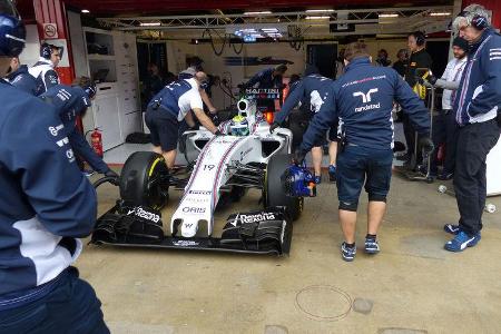 Felipe Massa- Williams. Formel 1-Test - Barcelona - 26. Februar 2015
