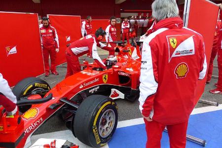 Kimi Räikkönen - Ferrari - Formel 1-Test - Barcelona - 26. Februar 2015