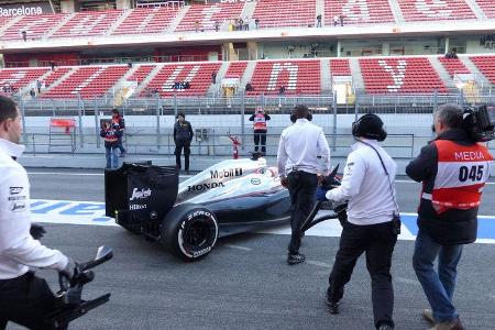 Jenson Button - McLaren-Honda - Formel 1-Test - Barcelona - 26. Februar 2015