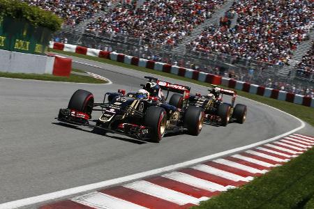Maldonado & Grosjean - Lotus - Formel 1 - GP Kanada - Montreal - 6. Juni 2015