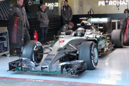 Nico Rosberg - Mercedes - Formel 1-Test - Barcelona - 22. Februar 2015