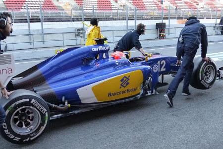 Felipe Nasr - Sauber - Formel 1-Test - Barcelona - 22. Februar 2015