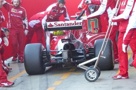Sebastian Vettel - Ferrari - Formel 1-Test - Barcelona - 22. Februar 2015