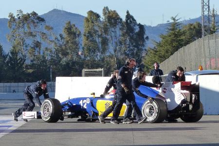 Felipe Nasr - Sauber - Formel 1-Test - Barcelona - 22. Februar 2015
