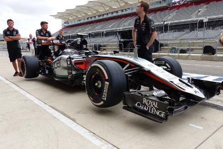 Force India - Formel 1 - GP USA - Austin - 22. Oktober 2015