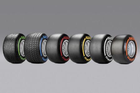 Pirelli F1 Range 2014