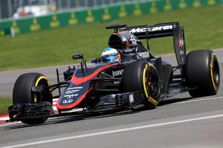Fernando Alonso - McLaren - Formel 1 - GP Kanada - Montreal - 5. Juni 2015