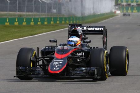 Fernando Alonso - McLaren - Formel 1 - GP Kanada - Montreal - 5. Juni 2015