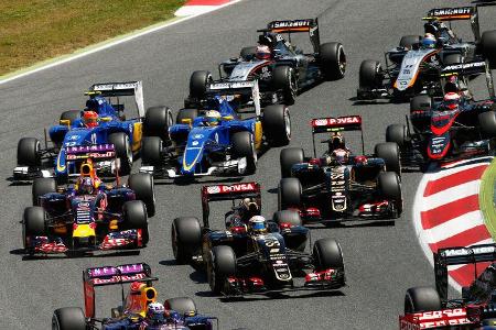 GP Spanien 2015 - Startphase - Rennen - Sonntag - 10.5.2015
