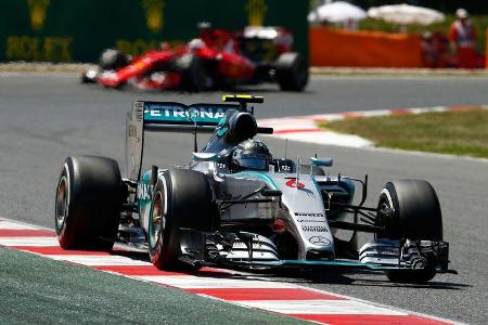 Nico Rosberg - Mercedes - GP Spanien 2015 - Rennen - Sonntag - 10.5.2015