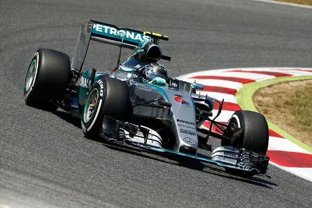 Nico Rosberg - Mercedes - GP Spanien 2015 - Rennen - Sonntag - 10.5.2015