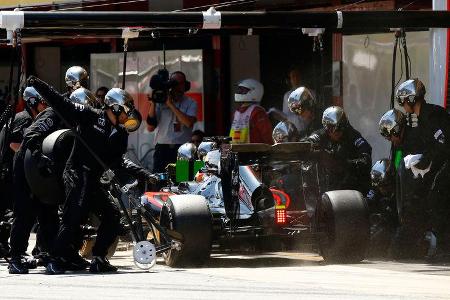 Fernando Alonso - McLaren-Honda - GP Spanien 2015 - Rennen - Sonntag - 10.5.2015