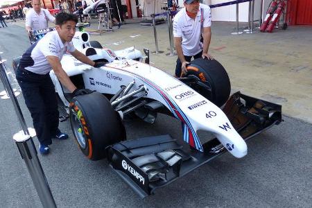 Williams - Formel 1 - GP Spanien - Barcelona - 8. Mai 2014