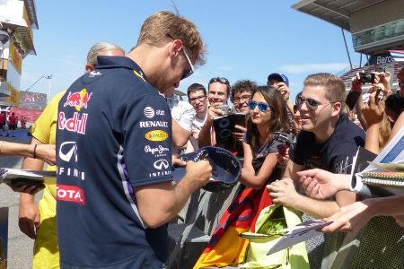 Sebastian Vettel - Red Bull - Formel 1 - GP Spanien - Barcelona - 8. Mai 2014