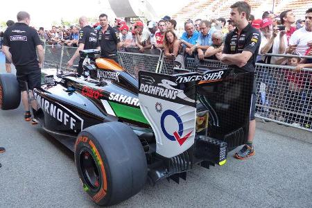 Force India - Formel 1 - GP Spanien - Barcelona - 8. Mai 2014