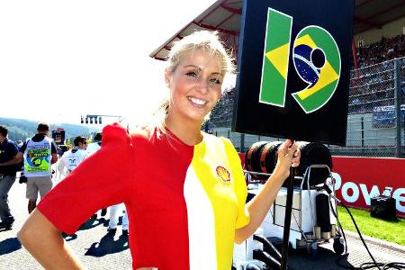 Grid Girls - GP Belgien 2015