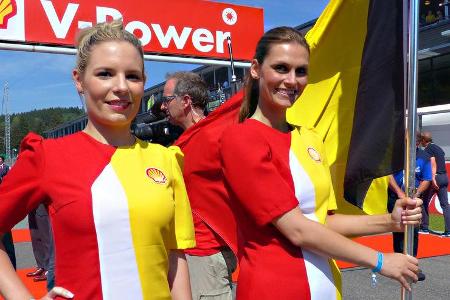 Grid Girls - GP Belgien 2015