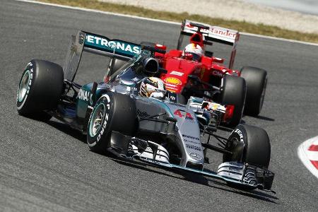 Hamilton vs. Vettel - GP Spanien 2015