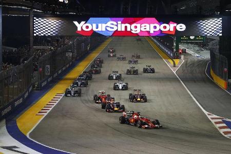 Start - GP Singapur 2015