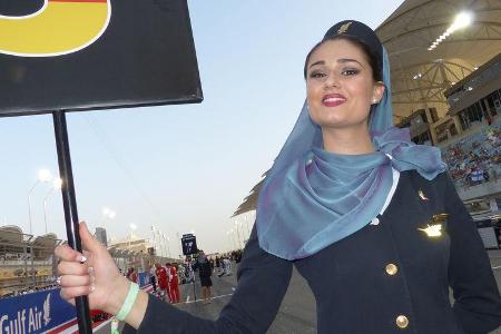 Grid Girls - GP Bahrain 2015