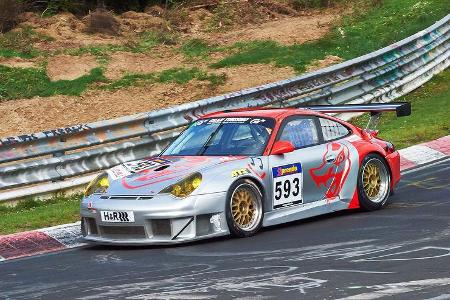 VLN 2014, #593, Porsche 996 RSR, H4, Langstreckenmeisterschaft Nürburgring