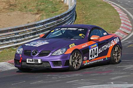 VLN 2014, #404, Mercedes-Benz 350 SLK, V6, Langstreckenmeisterschaft Nürburgring