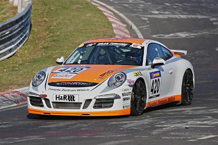 VLN 2014, #420, Porsche 991, V6, Langstreckenmeisterschaft Nürburgring