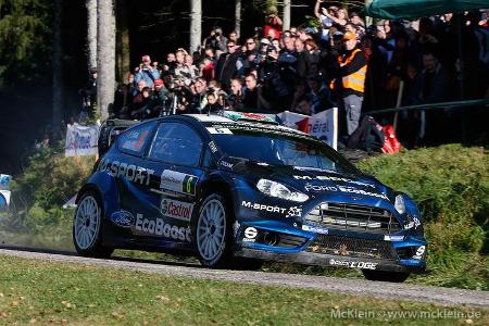 WRC Rallye Frankreich 2014, Elfyn Evans, Ford