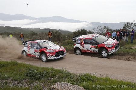 Teamkollege Kris Meeke präsentierte sich dagegen in Bestform.