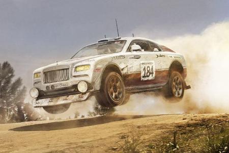 Rolls Royce Wraith - Moderne Rallye-Legenden