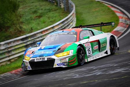 Audi R8 - Startnummer #15 - Audi Sport Team Phoenix - SP9 Pro - VLN 2019 - Langstreckenmeisterschaft - Nürburgring - Nordsch...