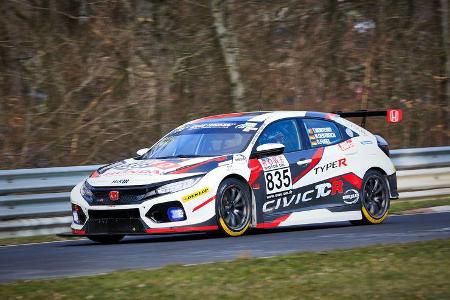 Honda Civic TCR - Startnummer #835 - Autohaus Markus Fugel e.K. - TCR - VLN 2019 - Langstreckenmeisterschaft - Nürburgring -...
