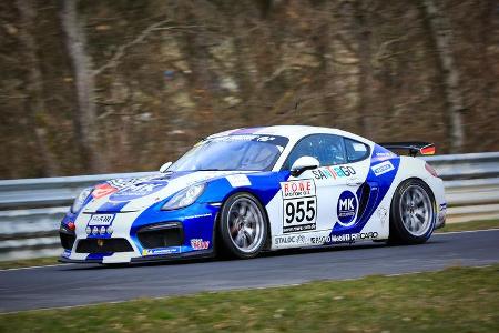 Porsche Cayman GT4 CS - Startnummer #955 - Fanclub Mathol Racing e.V. - Cup 3 - VLN 2019 - Langstreckenmeisterschaft - Nürbu...