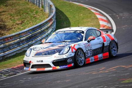Porsche Cayman GT4 CS - Startnummer #978 - Krämer Racing - Cup 3 - VLN 2019 - Langstreckenmeisterschaft - Nürburgring - Nord...