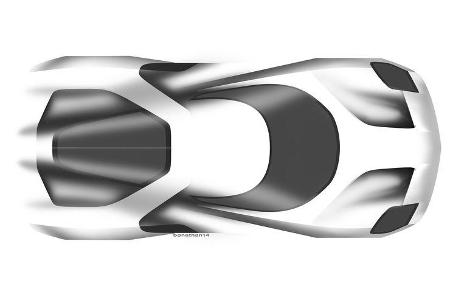 Ford GT - Supersportwagen - Entwicklung - frühe Skizzen