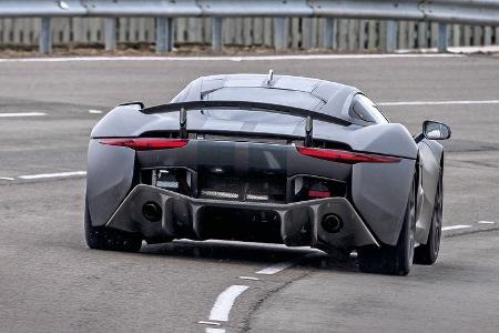 Jaguar C-X75, Heckansicht