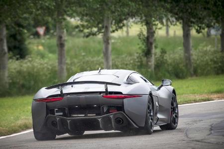 Jaguar C-X75, Heckansicht