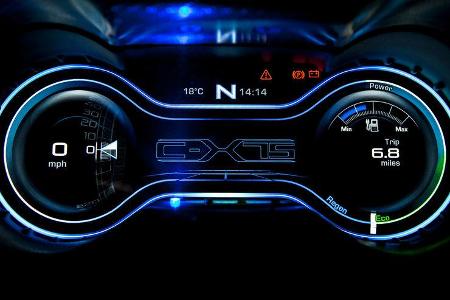 Jaguar C-X75, Rundinstrumente