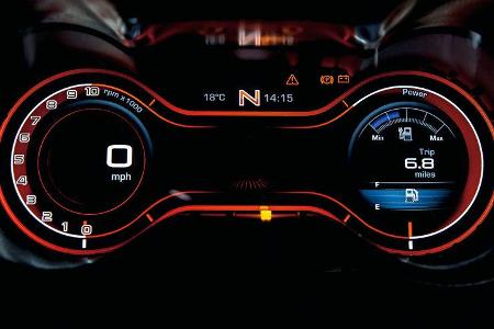 Jaguar C-X75, Rundinstrumente