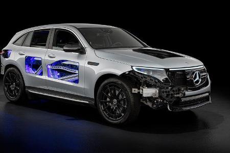Mercedes EQC Schnittmodell Azubi Projekt