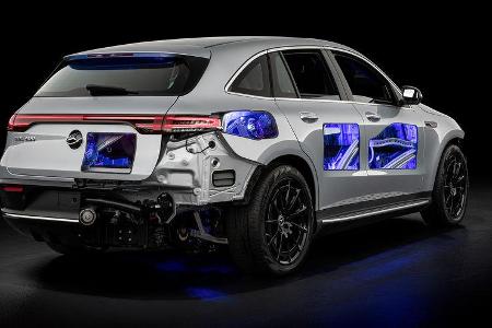 Mercedes EQC Schnittmodell Azubi Projekt
