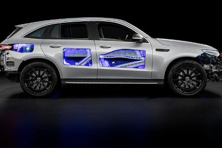 Mercedes EQC Schnittmodell Azubi Projekt