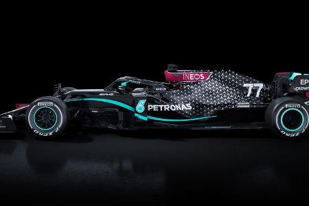 Mercedes - Schwarze Lackierung - W11 - 2020