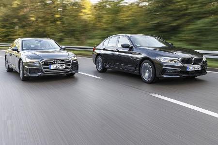 Audi A6 45 TFSI Quattro Sport, BMW 530i xDrive Sport Line, Exterieur